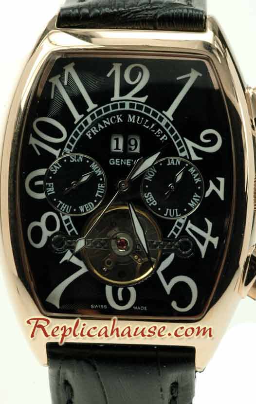 Franck Muller Conquistador Pink Gold Replica Watch 02