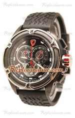 Lamborghini Mesh Chronograph Japanese Replica Watch 04