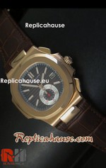 Patek Philippe Nautilus Chronograph Swiss Replica Watch 20<font color=red>หมดชั่วคราว</font>
