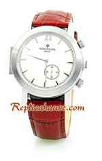 Patek Philippe Double Dial Replica Watch 02<font color=red>หมดชั่วคราว</font>