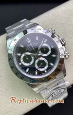 Rolex Daytona Black Dial 4130 Swiss Clean Replica Watch 07