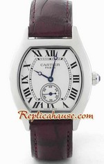 Cartier Tortue Replica White Face<font color=red>หมดชั่วคราว</font>