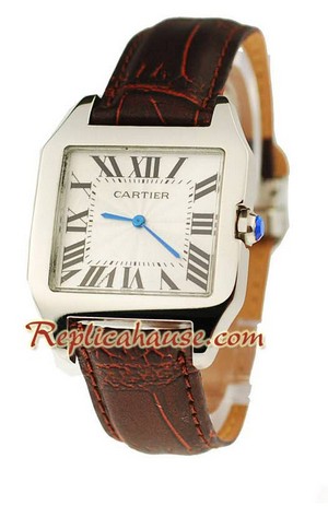 Cartier Santos 100 Ladies Replica Watch 01