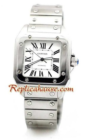 Cartier Santos 100 Replica Watch 06