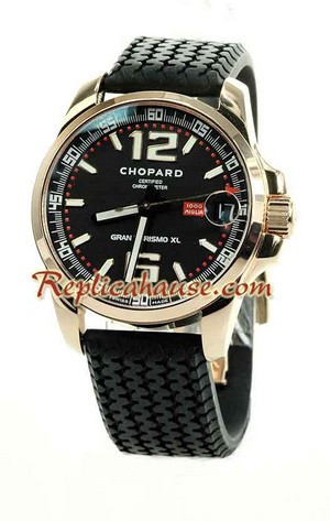 Chopard Mille Miglia GT XL Pink Gold Swiss Watch 01