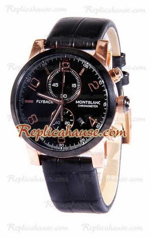 Mont Blanc Classic Flyback Chronograph Replica Watch 02