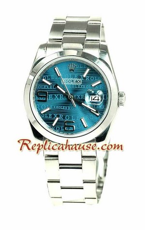 Rolex Replica Datejust Waves dial Watch 005
