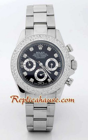 Rolex Replica Daytona Diamonds Bezel Edition Watch 14