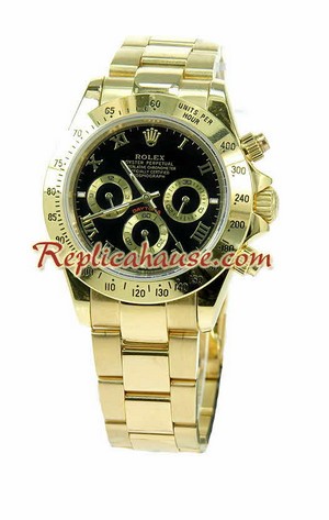 Rolex Replica Daytona Black Face Watch 3