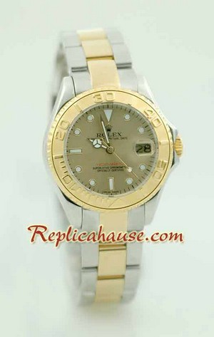 Rolex Yachtmaster Two Tone Ladies Size 3