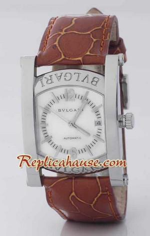 Bvlgari Assioma Leather Replica Watch 1