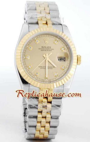 Rolex Replica Datejust two tone Watch 39