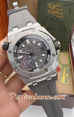 Audemars Piguet Diver Grey Dial Rubble 42mm Replica Watch 08