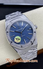Audemars Piguet Royal Oak 15410BC Blue Dial 41MM Swiss APS Replica Watch 02