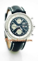 Breitling for Bentley Leather Watch 19