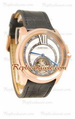 Calibre de Cartier Flying Tourbillon Replica Watch 02