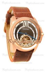 Calibre de Cartier Flying Tourbillon Replica Watch 04