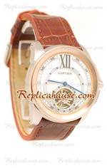 Calibre de Cartier Flying Tourbillon Replica Watch 05