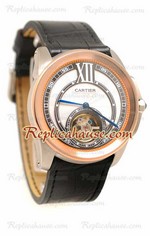 Calibre de Cartier Flying Tourbillon Replica Watch 06