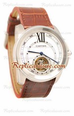 Calibre de Cartier Flying Tourbillon Replica Watch 08