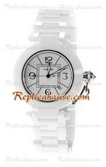 Cartier De Pasha Ceramic Replica Watch 02
