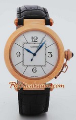 Cartier De Pasha Leather Watch 4