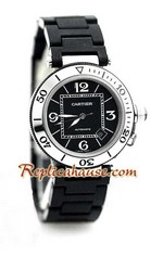 Cartier De Pasha Seatimer Swiss Replica Watch 01