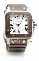 Cartier Santos 100 Swiss Replica Watch 8
