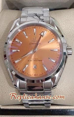 Omega Seamaster Orange Dial 40mm Replica Watch 03