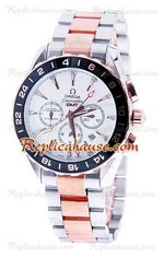 Omega Seamaster Aqua Terra GMT Chronograph Replica Watch 01