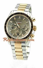 Omega Speedmaster Two Tone Replica Watch 01<font color=red>หมดชั่วคราว</font>