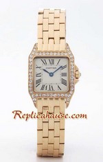 Cartier Santos Demioselle Replica Watch Gold Ladie
