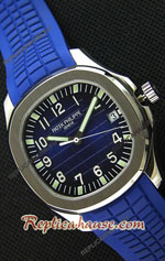 Patek Philippe Aquanaut Blue Swiss Replica Watch 17