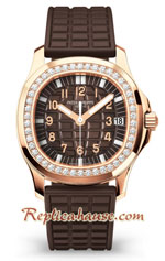 Patek Philippe Luce Gold Diamond Ladies First Swiss Replica Watch 17