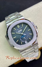 Patek Philippe Nautilus Moon 5726/1A-001 Blue Dial Swiss PPF Replica Watch 02