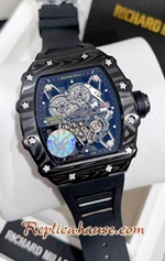 Richard Mille RM035-01 Rafael Black Rubber Replica Watch 07