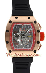Richard Mille RM011 Automatic Flyback Chronograph Rose Gold 2