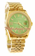 Rolex Datejust Gold Swiss Replica Watch 01