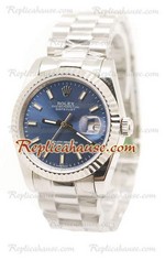 Rolex Datejust Blue Dial Swiss Replica Watch 06