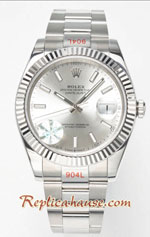 Rolex Datejust 41mm Champagne Dial Swiss Replica Watch 11