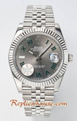 Rolex Datejust 41mm Gray Dial Swiss Replica Watch 03