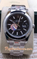 Rolex Datejust CanDY Black Dial 41mm Replica Watch 03