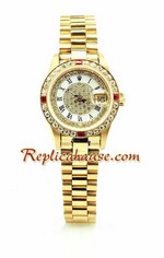 Rolex Replica Datejust Gold Ladies Watch 21