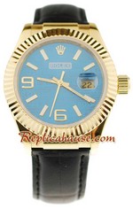 Rolex Datejust Leather Replica Watch 5