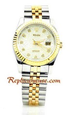 Rolex Replica Datejust Two Tone Watch 02
