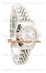 Rolex Replica Datejust Silver Ladies Watch 17
