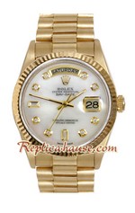 Rolex Day Date Gold Swiss Watch 6