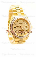Rolex Day Date Gold Swiss Watch 03