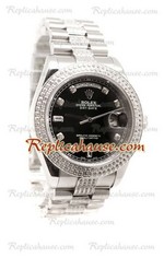 Rolex Replica Day Date Silver Swiss Watch 20