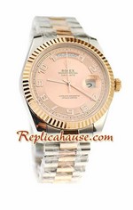 Rolex Replica Day Date Two Tone Swiss Watch 10